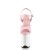 Pleaser FLAMINGO-809 Plateau Sandaletten Lack Rosa Weiß EU-37 / US-7