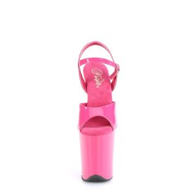 Pleaser FLAMINGO-809 Plateau Sandaletten Lack Pink EU-35...