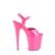 Pleaser FLAMINGO-809 Plateau Sandaletten Lack Pink EU-35 / US-5