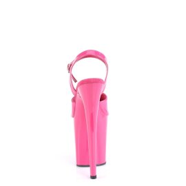 Pleaser FLAMINGO-809 Plateau Sandaletten Lack Pink EU-37 / US-7