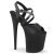 Pleaser FLAMINGO-824 Plateau Sandaletten Kunstleder Schwarz EU-35 / US-5