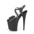 Pleaser FLAMINGO-824 Plateau Sandaletten Kunstleder Schwarz EU-35 / US-5