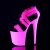 Pleaser FLAMINGO-869UV Plateau Sandaletten Neon Pink EU-39 / US-9