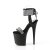 Pleaser FLAMINGO-870 Plateau Sandaletten Kunstleder Strass Schwarz Silber EU-38 / US-8