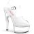 Pleaser GLEAM-608 Plateau Sandaletten Transparent EU-35 / US-5