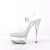 Pleaser GLEAM-608 Plateau Sandaletten Transparent EU-38 / US-8