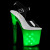 Pleaser ILLUMINATOR-808 Plateau Stiefeletten Transparent Bunt EU-37 / US-7