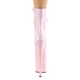 Pleaser INFINITY-1020 Plateau Stiefeletten Lack Rosa EU-39 / US-9