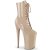 Pleaser INFINITY-1020 Plateau Stiefeletten Lack Beige EU-38 / US-8