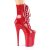 Pleaser INFINITY-1020 Plateau Stiefeletten Lack Rot EU-37 / US-7