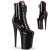 Pleaser INFINITY-1020FH Plateau Stiefeletten Lack Schwarz EU-37 / US-7