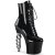 Pleaser IRONGRIP-1020 Plateau Stiefeletten Lack Schwarz EU-37 / US-7