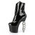 Pleaser IRONGRIP-1020 Plateau Stiefeletten Lack Schwarz EU-37 / US-7