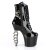 Pleaser IRONGRIP-1020 Plateau Stiefeletten Lack Schwarz EU-37 / US-7
