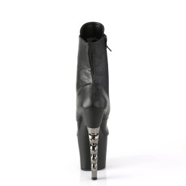 Pleaser IRONGRIP-1020 Plateau Stiefeletten Kunstleder Schwarz EU-35 / US-5