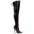 Pleaser LEGEND-8899 Overknee Stiefel Leder Schwarz EU-37 / US-7