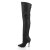 Pleaser LEGEND-8899 Overknee Stiefel Leder Schwarz EU-37 / US-7