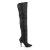 Pleaser LEGEND-8899 Overknee Stiefel Leder Schwarz EU-37 / US-7
