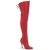 Pleaser LEGEND-8899 Overknee Stiefel Leder Rot EU-36 / US-6