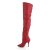 Pleaser LEGEND-8899 Overknee Stiefel Leder Rot EU-38 / US-8