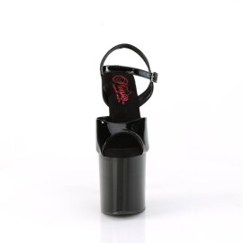 Pleaser NAUGHTY-809 Plateau Sandaletten Lack Schwarz...