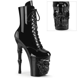 Pleaser RAPTURE-1020 Plateau Stiefeletten Lack Schwarz EU-39 / US-9