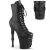 Pleaser RAPTURE-1020 Plateau Stiefeletten Kunstleder Schwarz EU-35 / US-5