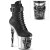Pleaser RAPTURE-1020STR-02 Plateau Stiefeletten Kunstleder Schwarz EU-35 / US-5