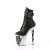 Pleaser RAPTURE-1020STR-02 Plateau Stiefeletten Kunstleder Schwarz EU-35 / US-5