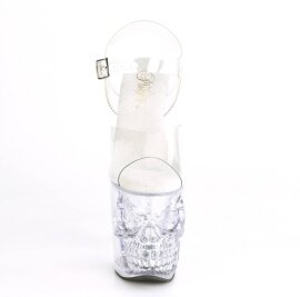 Pleaser RAPTURE-808 Plateau Sandaletten Transparent EU-37...