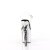 Pleaser RAPTURE-808-LT Plateau Sandaletten Transparent Silber EU-35 / US-5