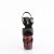 Pleaser RAPTURE-809-LT Plateau Sandaletten Kunstleder Schwarz Rot EU-35 / US-5