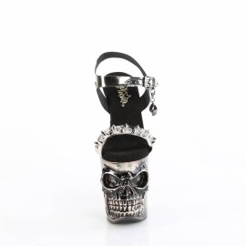 Pleaser RAPTURE-812-LT Plateau Sandaletten Leder Schwarz...