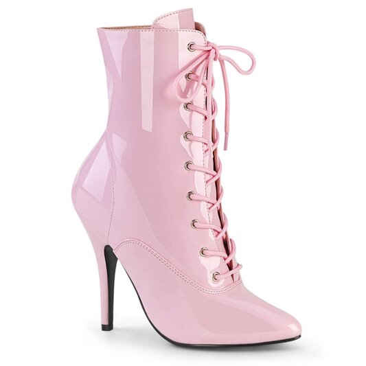 Pleaser SEDUCE-1020 Stiefeletten Lack Pink EU-39 / US-9