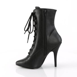 Pleaser SEDUCE-1020 Stiefeletten Kunstleder Schwarz EU-43 / US-13