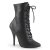 Pleaser SEDUCE-1020 Stiefeletten Kunstleder Schwarz EU-43 / US-13