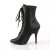 Pleaser SEDUCE-1020 Stiefeletten Kunstleder Schwarz EU-43 / US-13