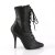 Pleaser SEDUCE-1020 Stiefeletten Kunstleder Schwarz EU-43 / US-13