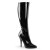 Pleaser SEDUCE-2000 Kniestiefel Lack Schwarz EU-37 / US-7