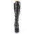 Pleaser SEDUCE-2024 Kniestiefel Kunstleder Schwarz EU-37 / US-7