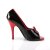 Pleaser SEDUCE-216 Pumps Lack Schwarz EU-40 / US-10
