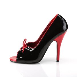 Pleaser SEDUCE-216 Pumps Lack Schwarz EU-41 / US-11