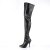 Pleaser SEDUCE-3000 Overknee Stiefel Kunstleder Schwarz EU-37 / US-7