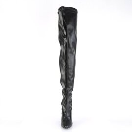 Pleaser SEDUCE-3000 Overknee Stiefel Kunstleder Schwarz...
