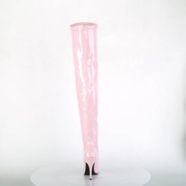 Pleaser SEDUCE-3000 Overknee Stiefel Lack Rosa EU-37 / US-7