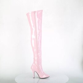 Pleaser SEDUCE-3000 Overknee Stiefel Lack Rosa EU-37 / US-7