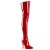 Pleaser SEDUCE-3000 Overknee Stiefel Lack Rot EU-37 / US-7