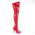 Pleaser SEDUCE-3000 Overknee Stiefel Lack Rot EU-37 / US-7