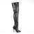 Pleaser SEDUCE-3010 Overknee Stiefel Kunstleder Schwarz EU-38 / US-8