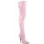 Pleaser SEDUCE-3010 Overknee Stiefel Lack Rosa EU-37 / US-7